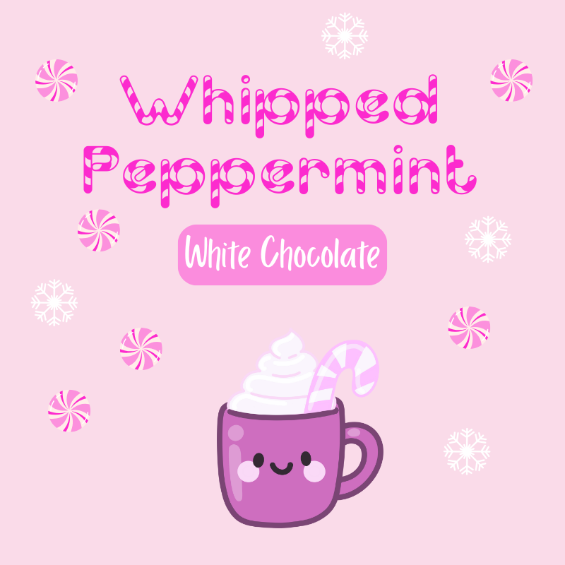 4 - Whipped Peppermint White Chocolate - Mallow Butter Slime