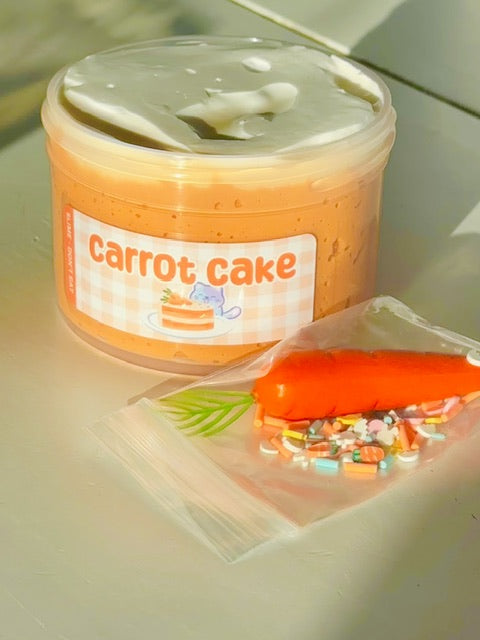Carrot Cake - Cloud Dough Slime