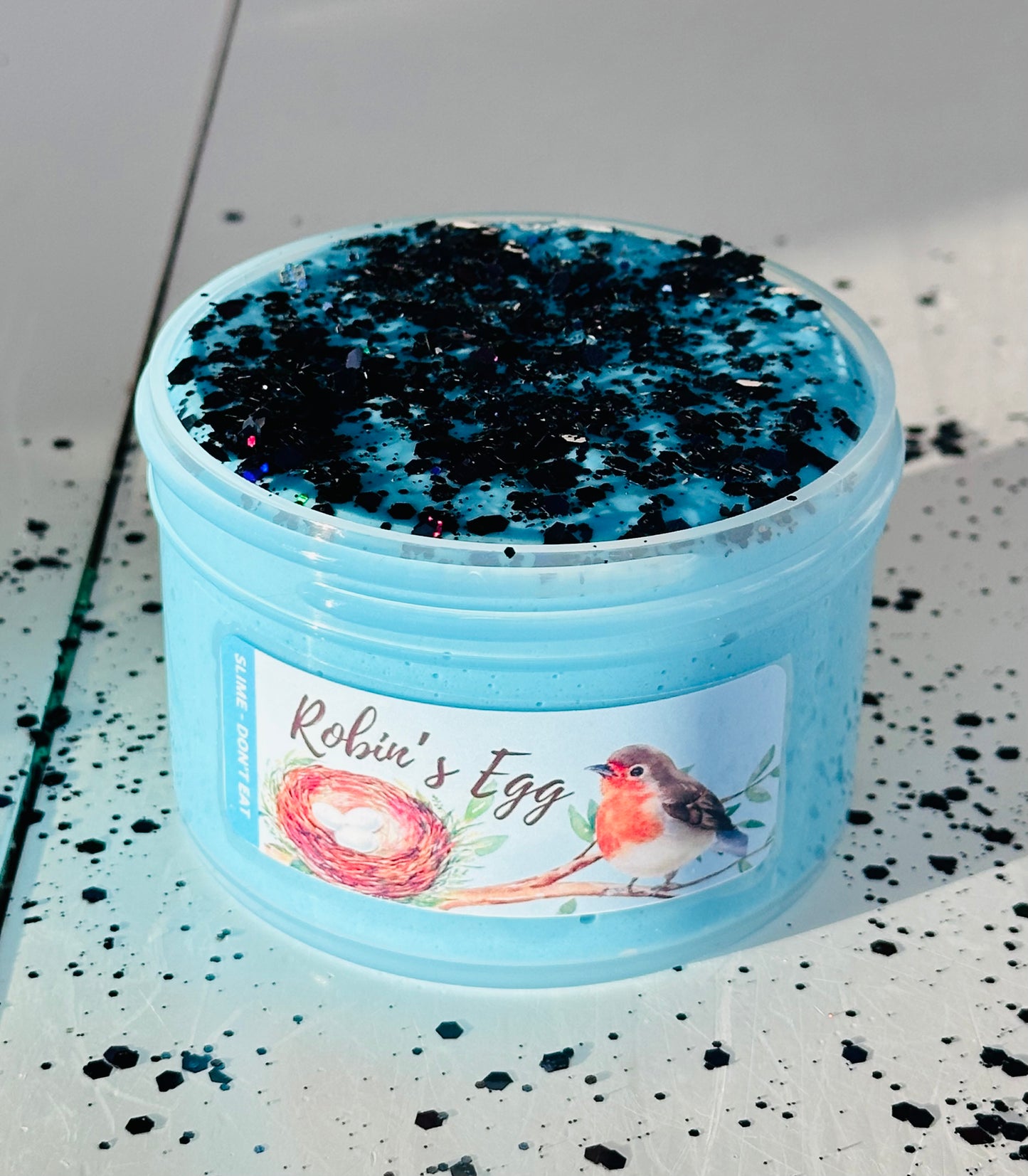 Robin's Egg - White Glue Gelly Slime