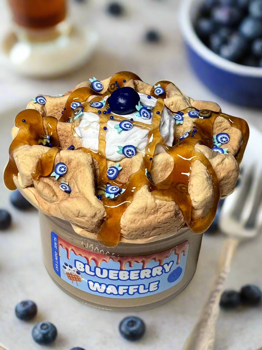 Blueberry Waffle Clay Kit - Butter Slime