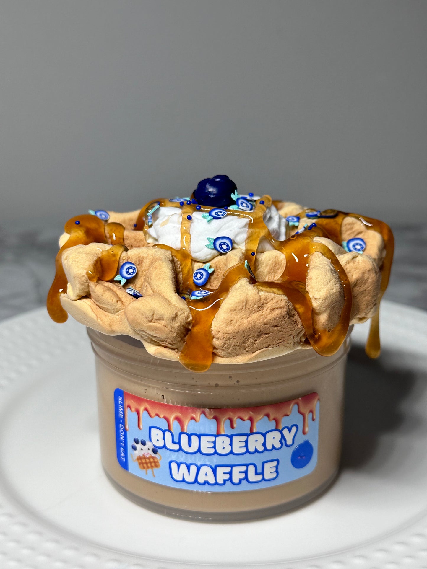 Blueberry Waffle Clay Kit - Butter Slime