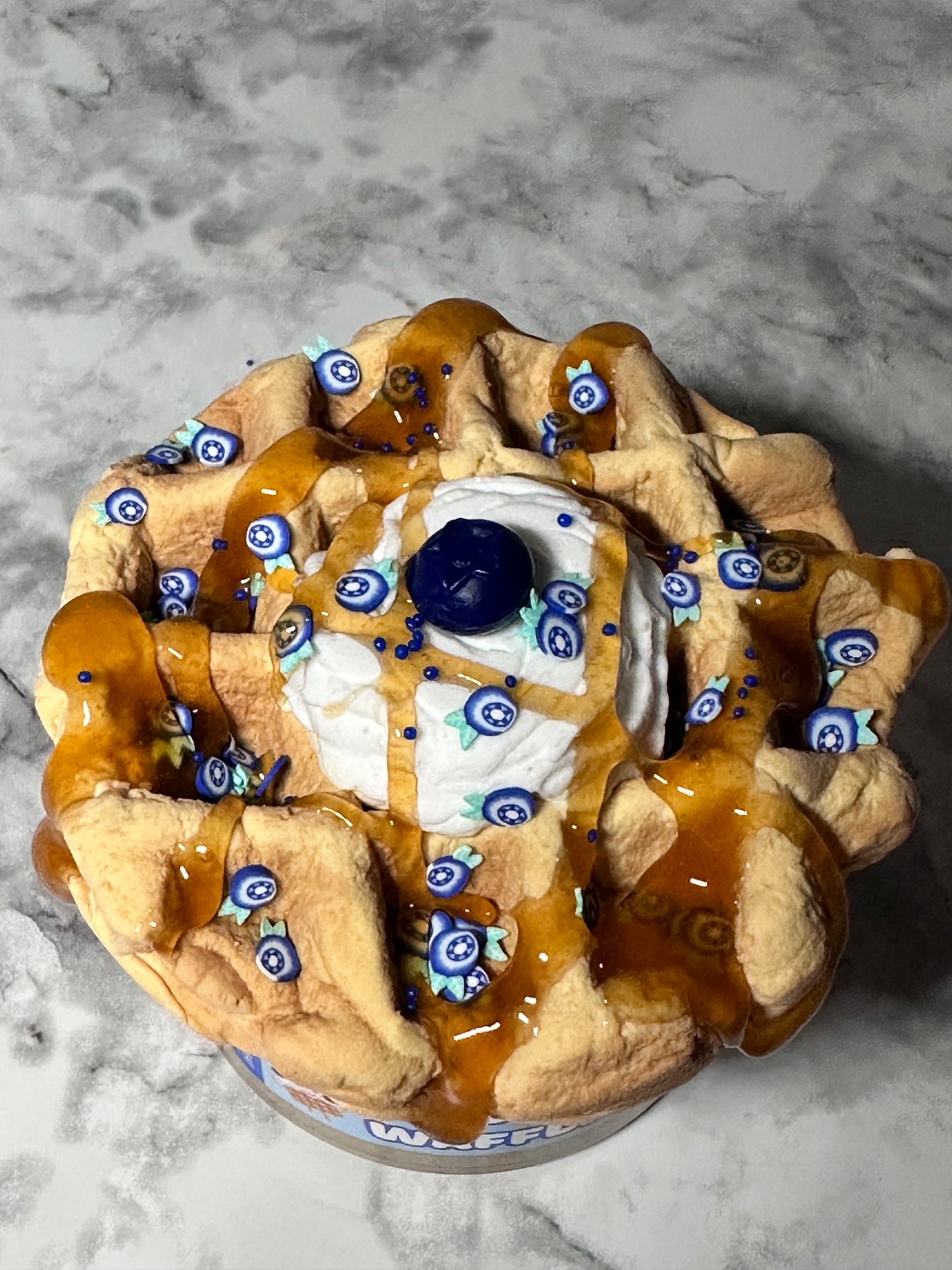 Blueberry Waffle Clay Kit - Butter Slime