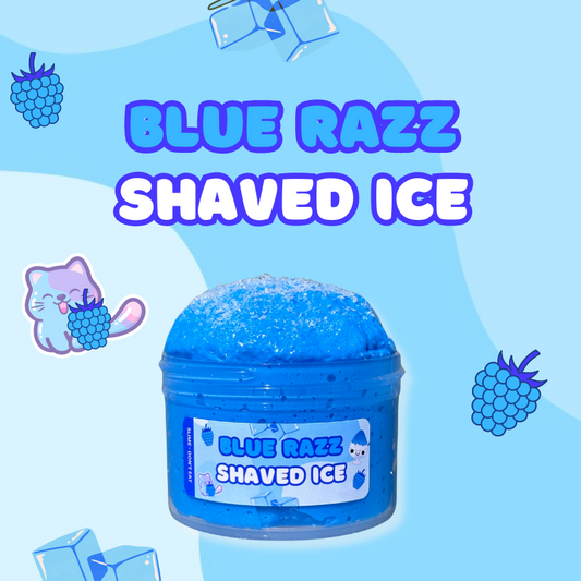 Blue Razz Shaved Ice - Butter Fizz Slime