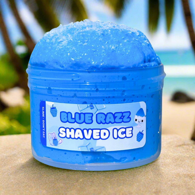 Blue Razz Shaved Ice - Butter Fizz Slime