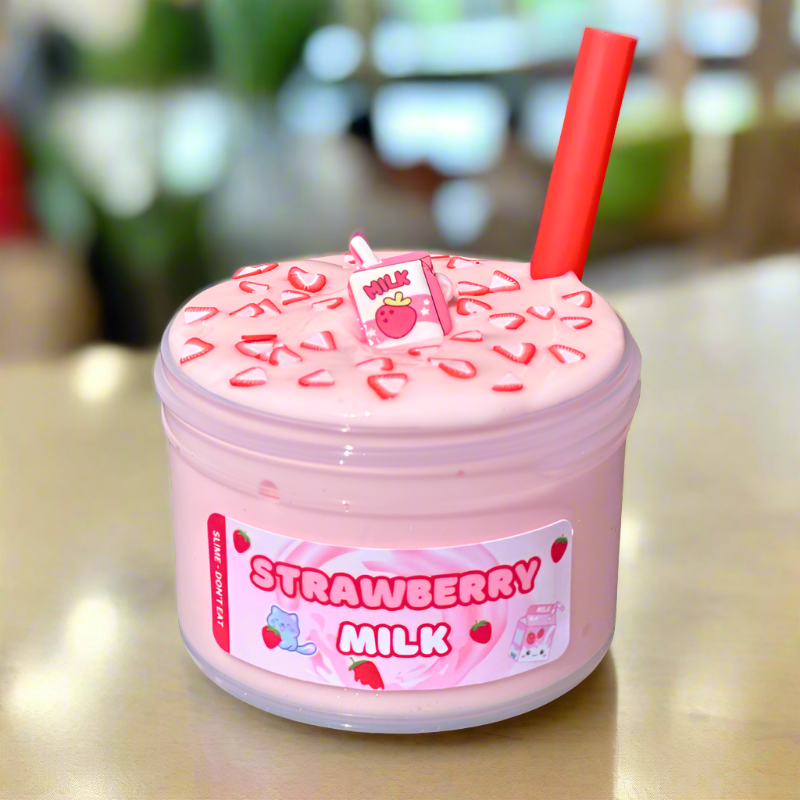 Strawberry Milk - Thick and Glossy Slime