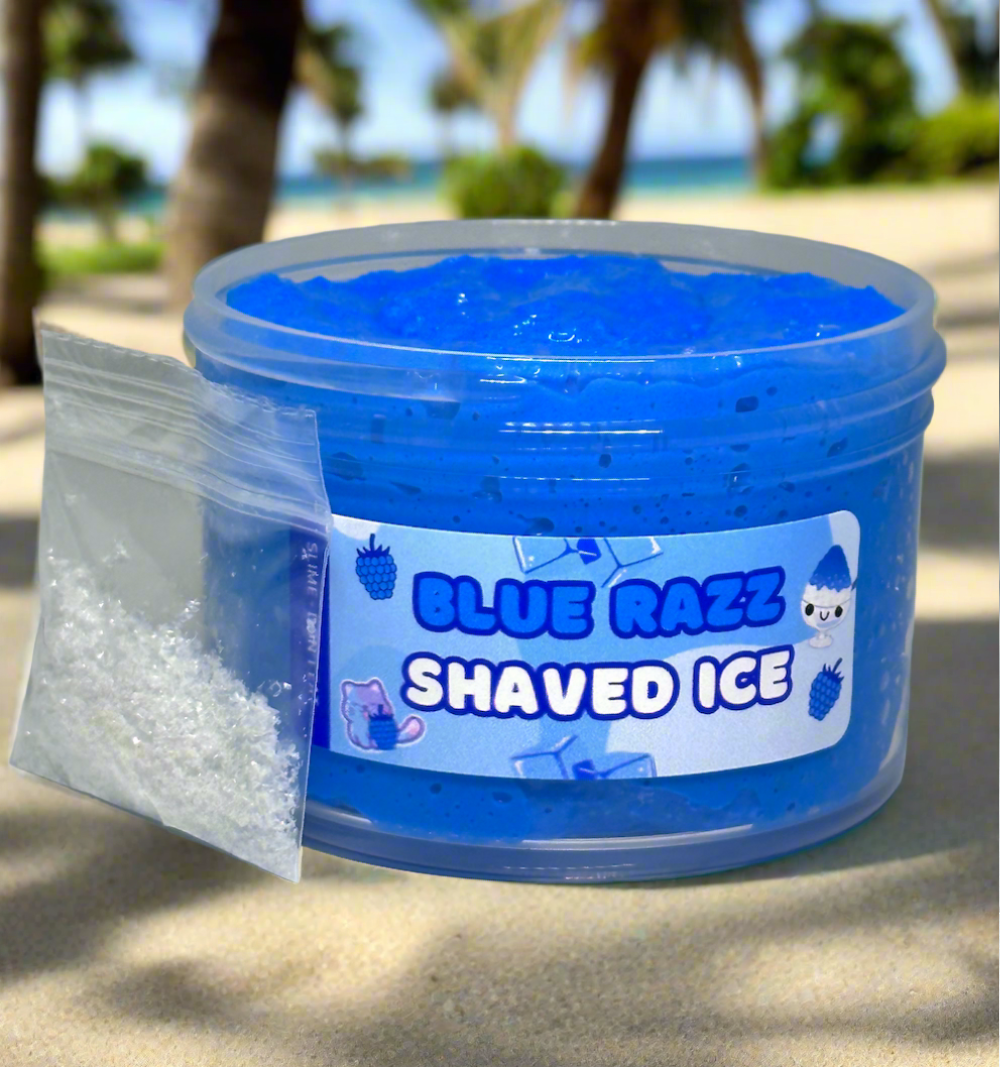 Blue Razz Shaved Ice - Butter Fizz Slime