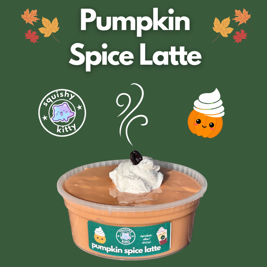 Pumpkin Spice Latte Clay Kit Slime