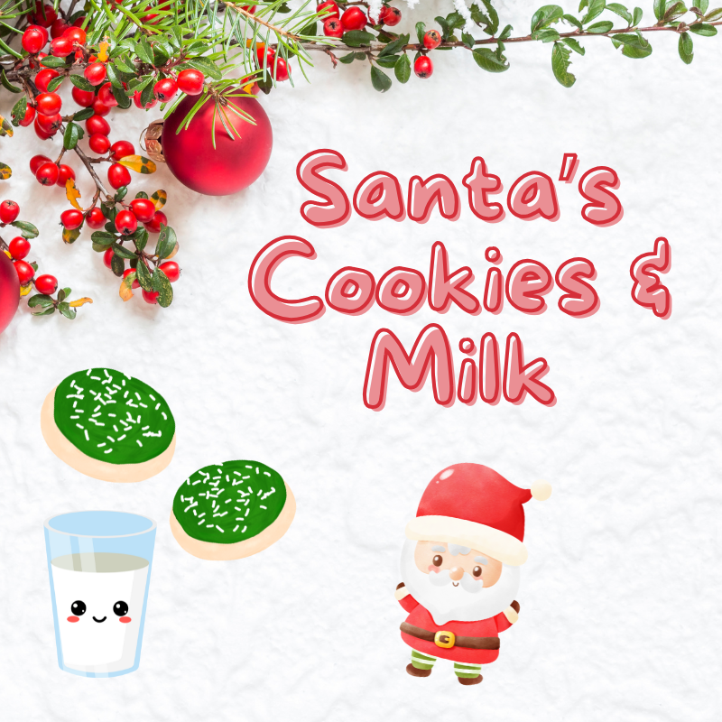 1 - Santa's Milk and Cookies - Slime Clay Kit