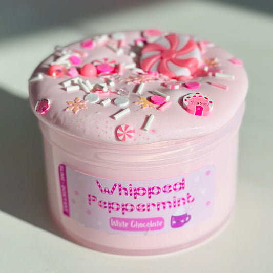 4 - Whipped Peppermint White Chocolate - Mallow Butter Slime