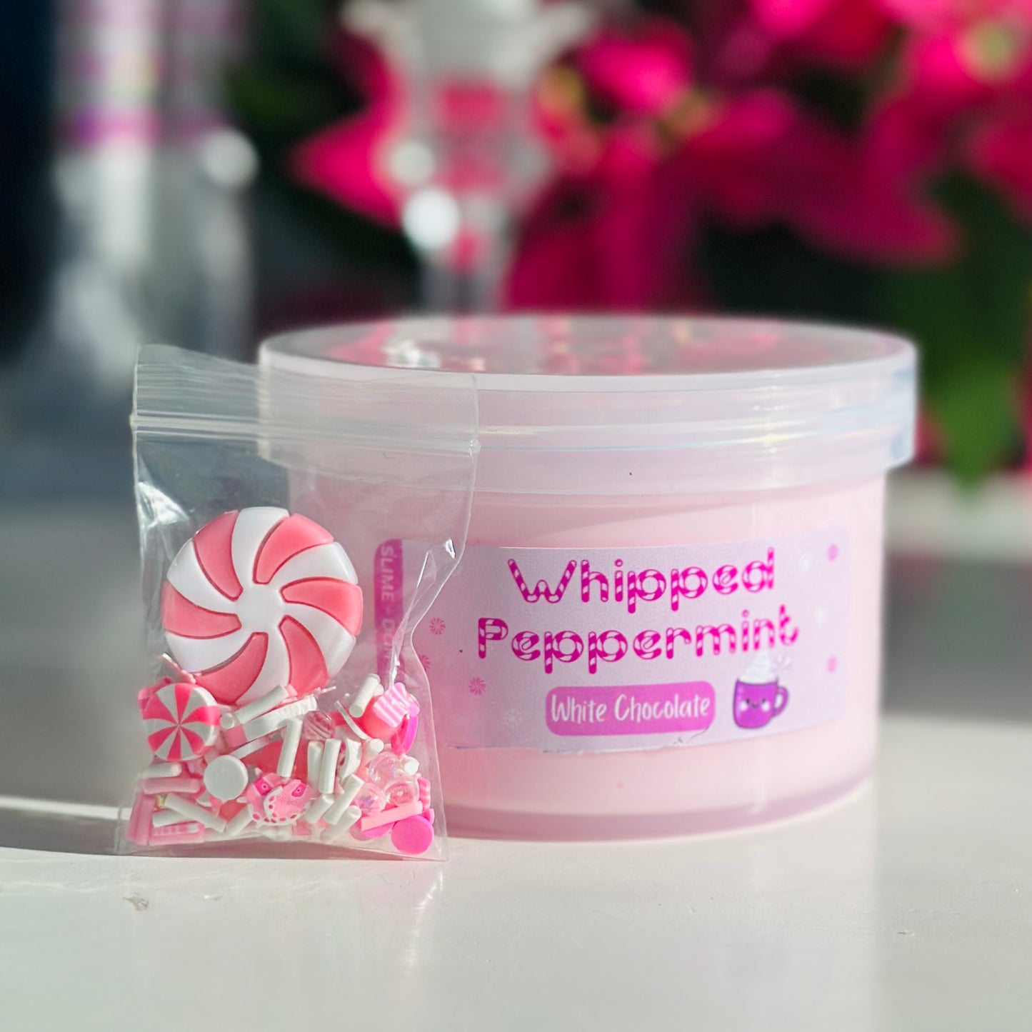 4 - Whipped Peppermint White Chocolate - Mallow Butter Slime