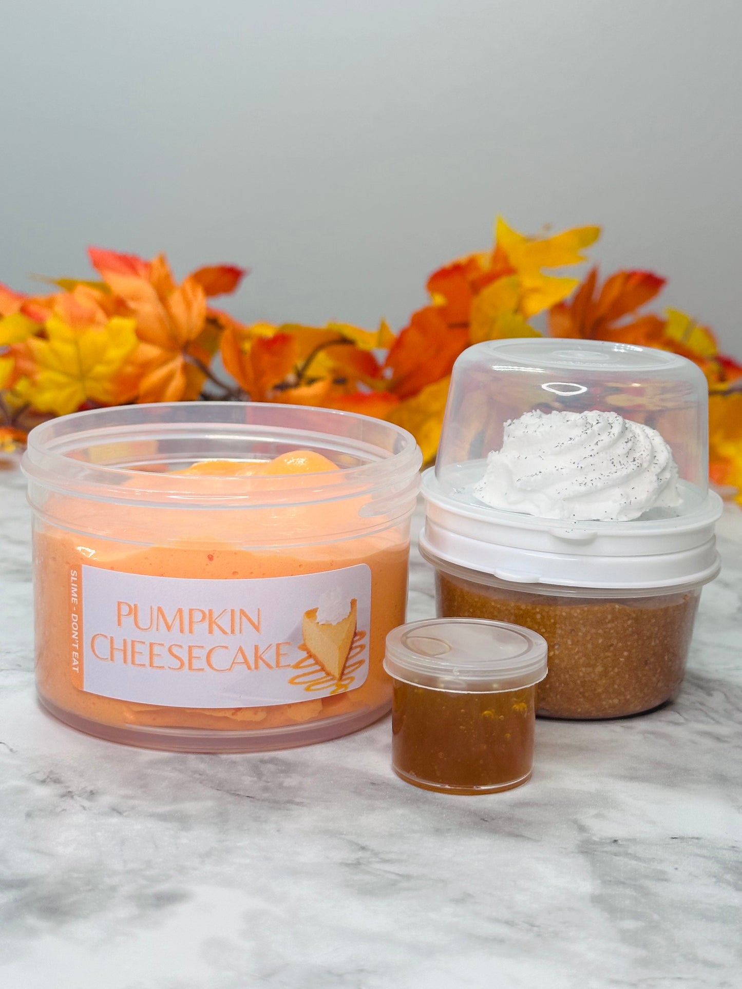 Pumpkin Cheesecake Kit - butter slime