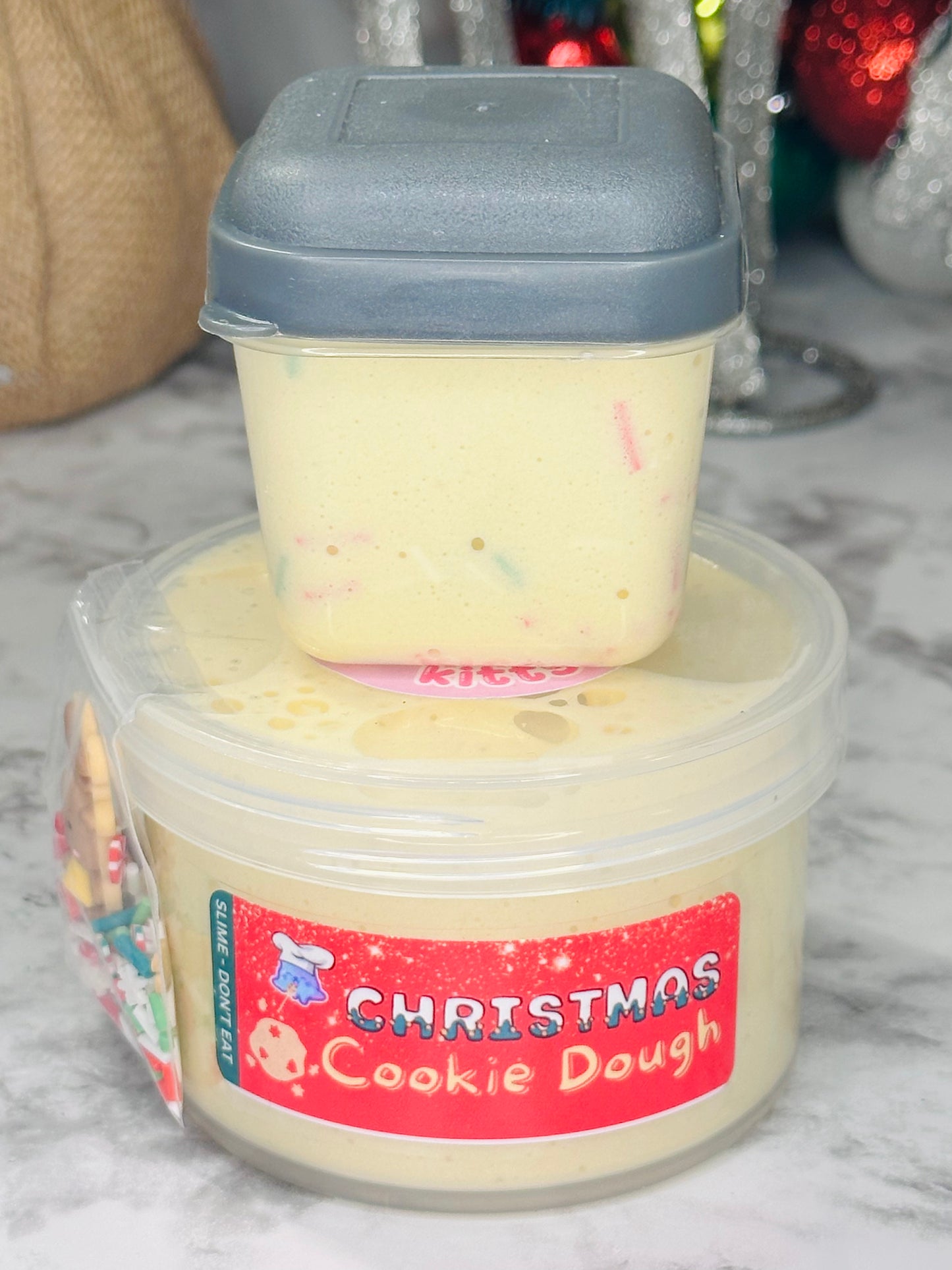 Christmas Cookie Dough - Cloud Creme Slime