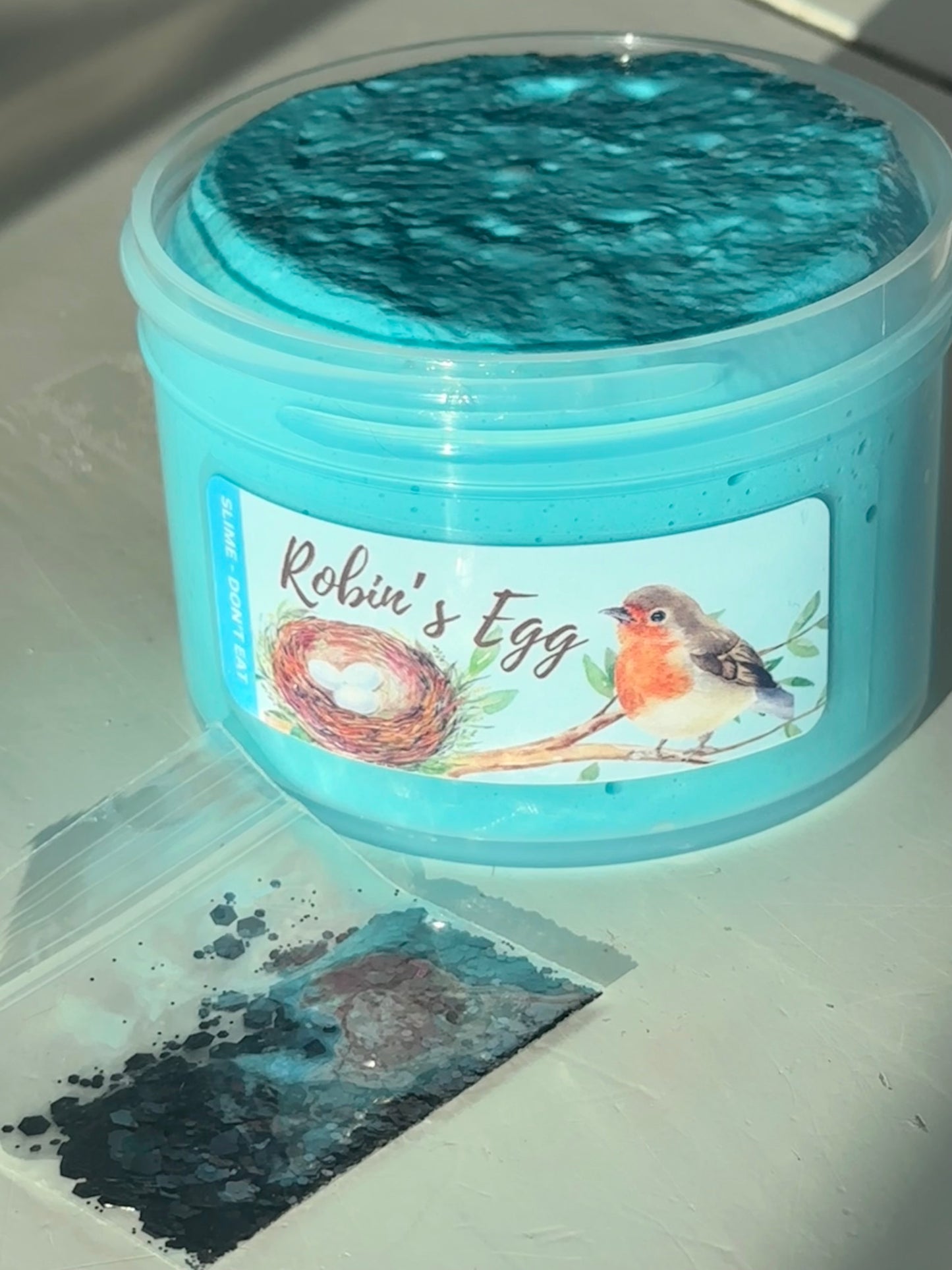 Robin's Egg - White Glue Gelly Slime