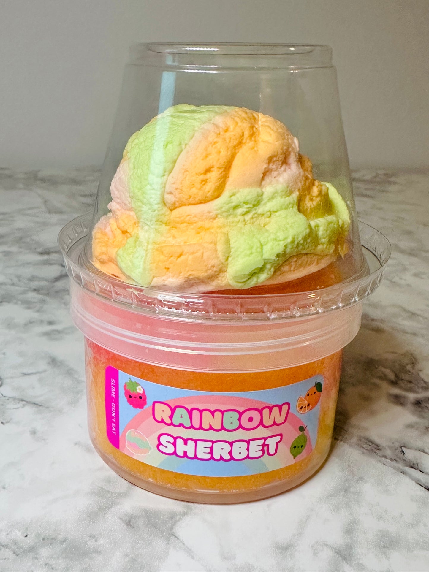 Rainbow Sherbet Clay Kit Slime