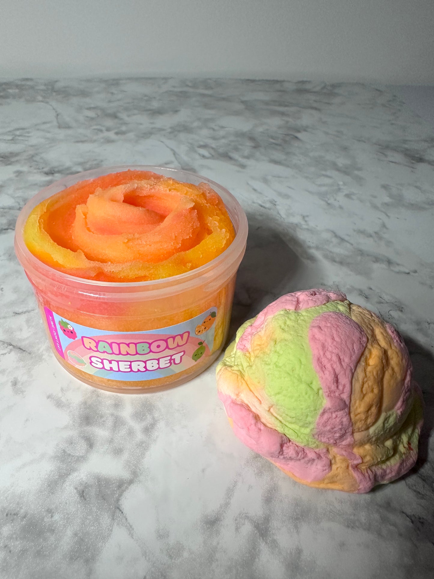 Rainbow Sherbet Clay Kit Slime