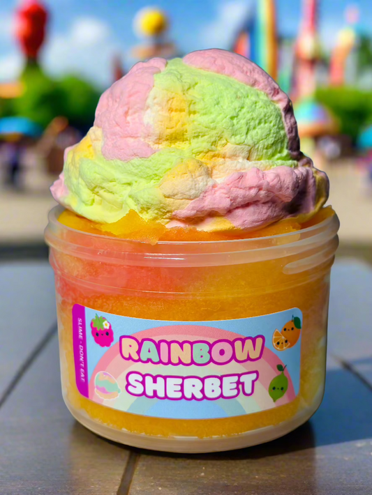 Rainbow Sherbet Clay Kit Slime