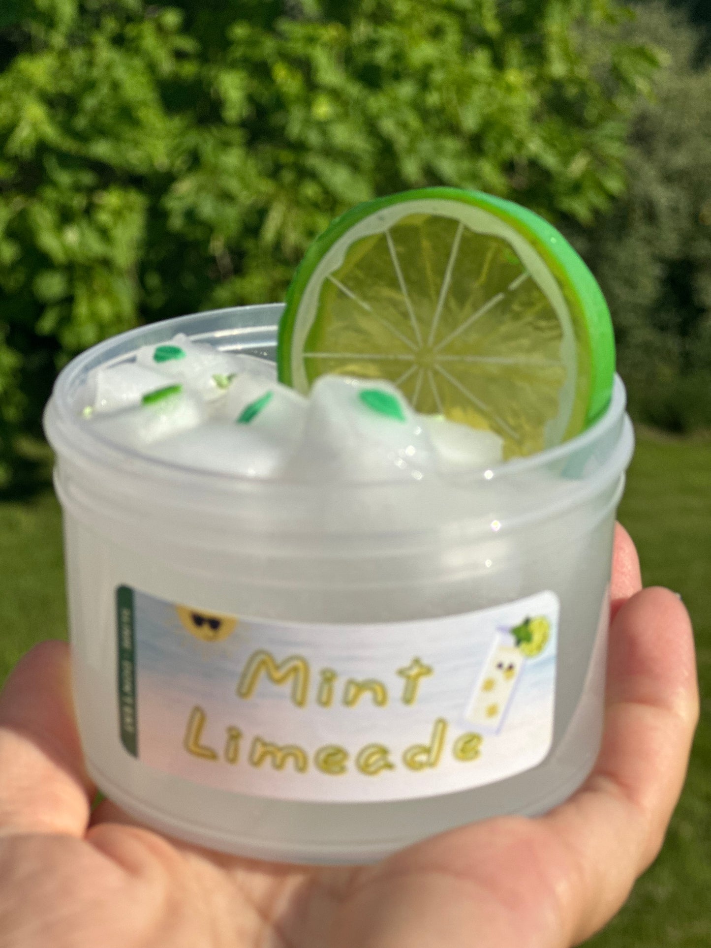 Mint Limeade Jelly Cube Slime