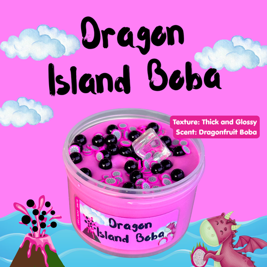 Dragonfruit Boba - Thick and Glossy Slime