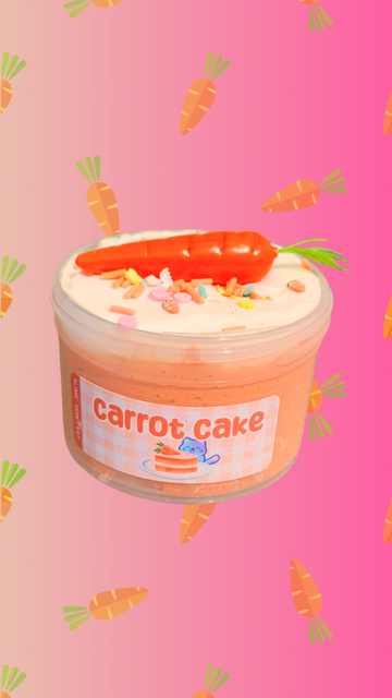 Carrot Cake - Cloud Dough Slime