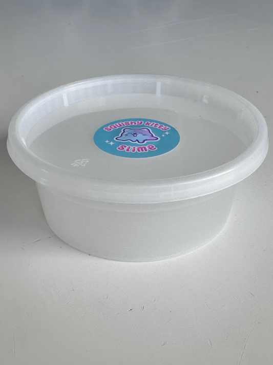 Deli container for inflated slime