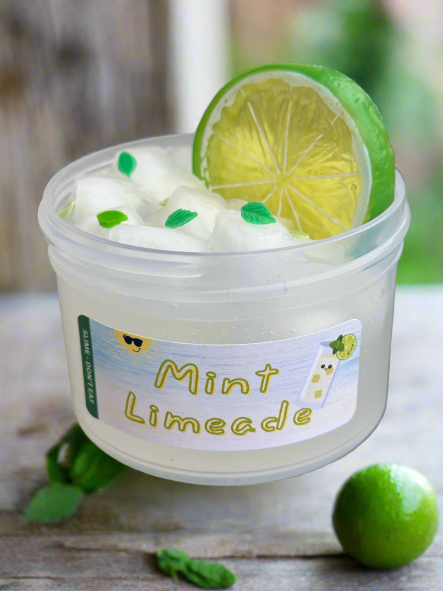 Mint Limeade Jelly Cube Slime